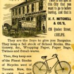 1895 Ad with Bicycle FM Mitchells GCM1973282