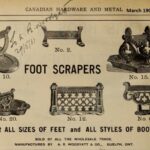 1901 Ad Boot scrapers hardware and Metal March 16