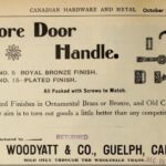 1901 Ad Store Door Handle hardware and Metal October 12